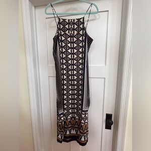 TopShop geometric pattern dress.